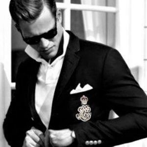 Rare! Vintage Ralph Lauren Men Crest Black Velvet Blazer 39-40R Slim Fit!